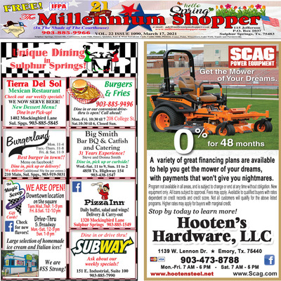 Millennium Shopper - Mar 17, 2021