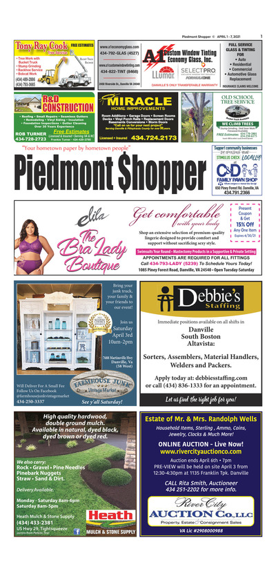Piedmont Shopper - Apr 1, 2021