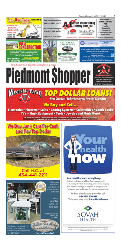 Piedmont Shopper - Apr 8, 2021