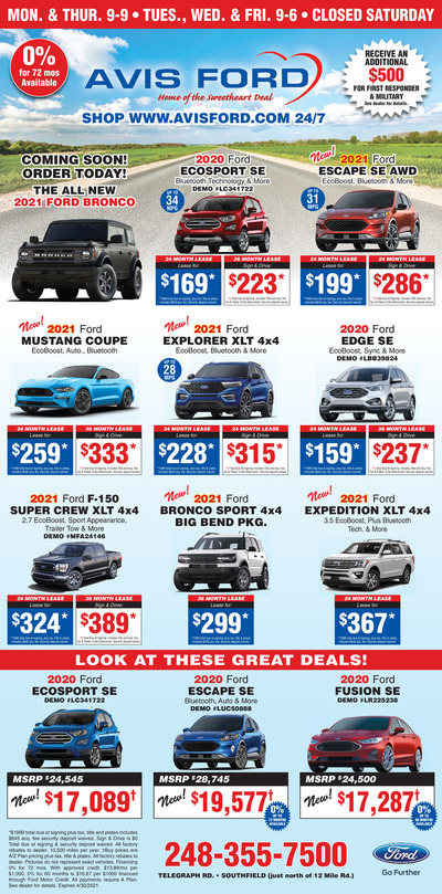 Oakland Press - Local Auto Deals - Apr 18, 2021