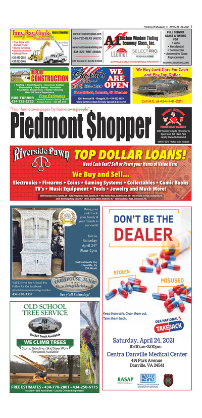 Piedmont Shopper - Apr 22, 2021