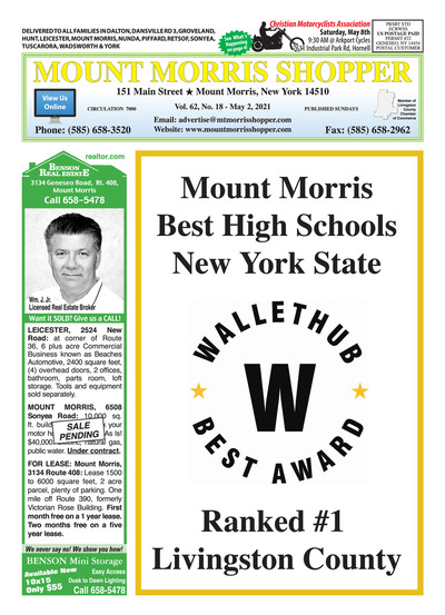 Mount Morris Shopper - May 2, 2021
