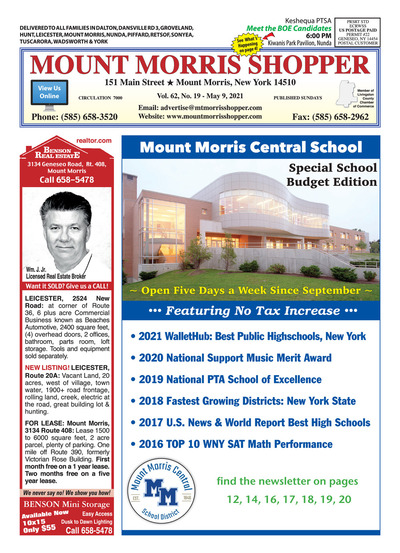 Mount Morris Shopper - May 9, 2021