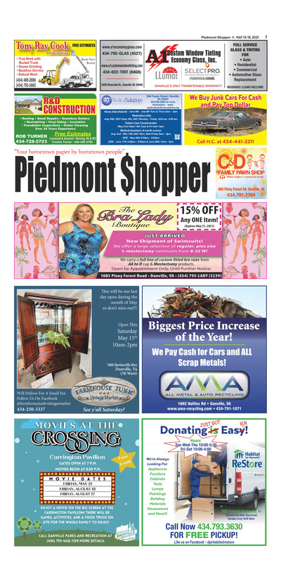 Piedmont Shopper - May 13, 2021