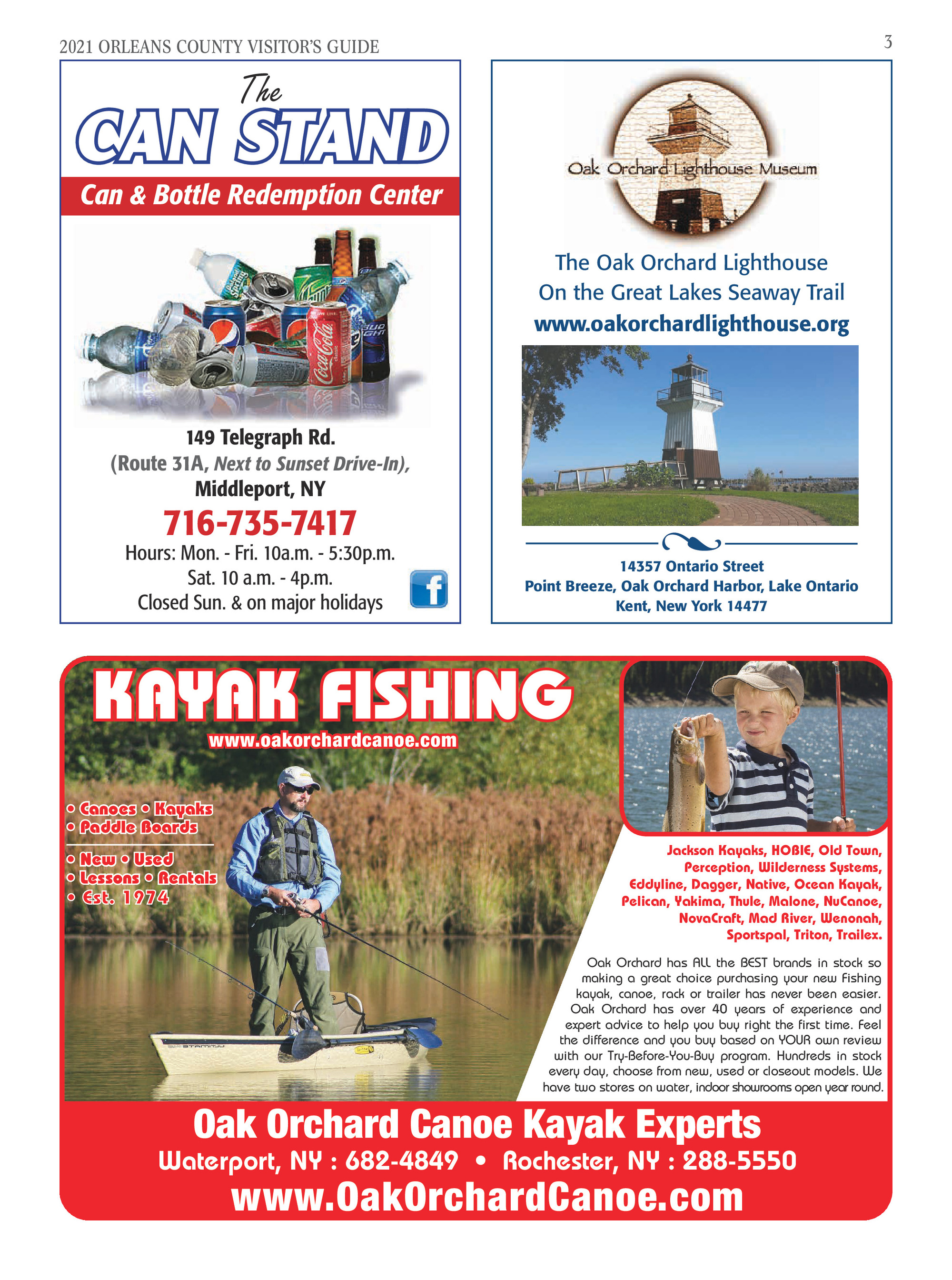 Lake Country Pennysaver 2021 Orleans County Visitor's Guide