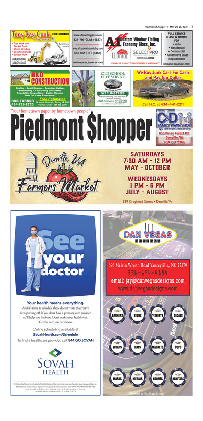 Piedmont Shopper - May 27, 2021