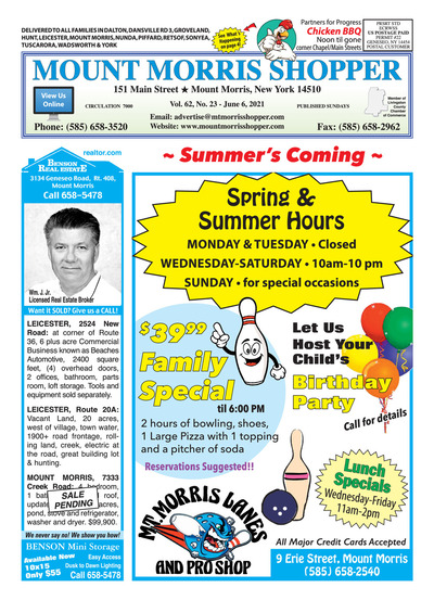 Mount Morris Shopper - Jun 6, 2021