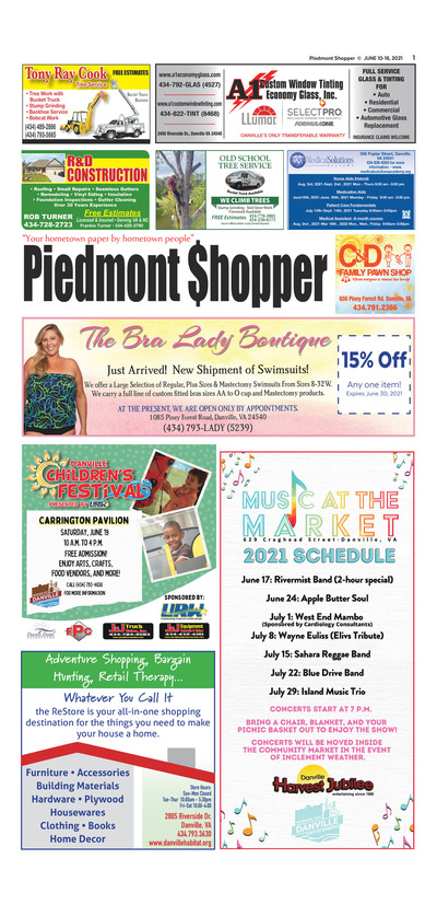 Piedmont Shopper - Jun 10, 2021
