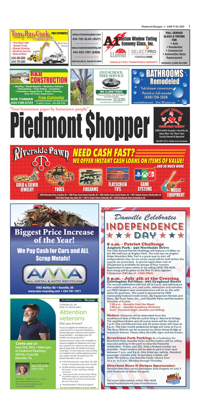 Piedmont Shopper - Jun 17, 2021