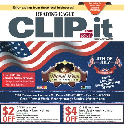 Reading Eagle - Special Sections - Reading Eagle Clip It - July 2021
