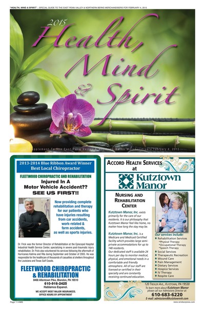 East Penn Valley Merchandiser - Health Mind Spirit 2015