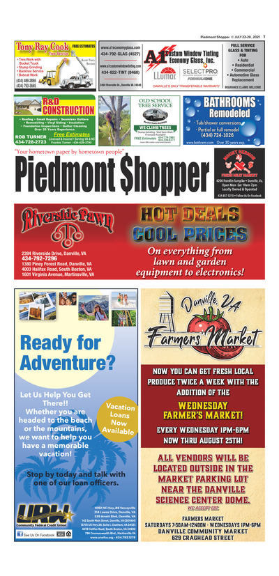 Piedmont Shopper - Jul 22, 2021
