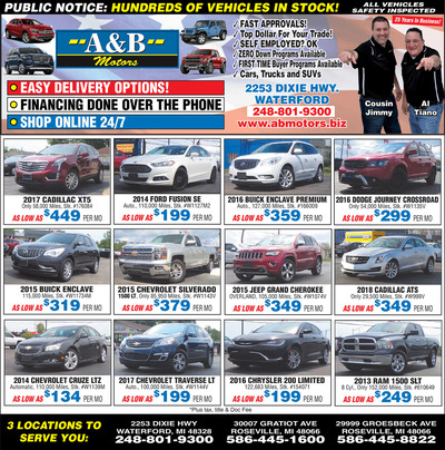 Oakland Press - Local Auto Deals - Jul 25, 2021