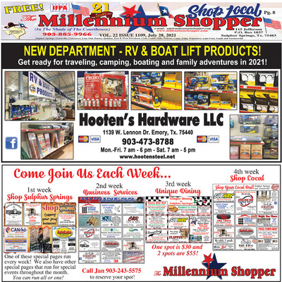 Millennium Shopper - Jul 28, 2021