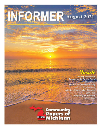 Community Papers of Michigan Newsletter - August 2021