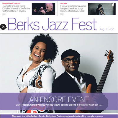 Reading Eagle - Special Sections - Berks Jazz Fest - August 2021