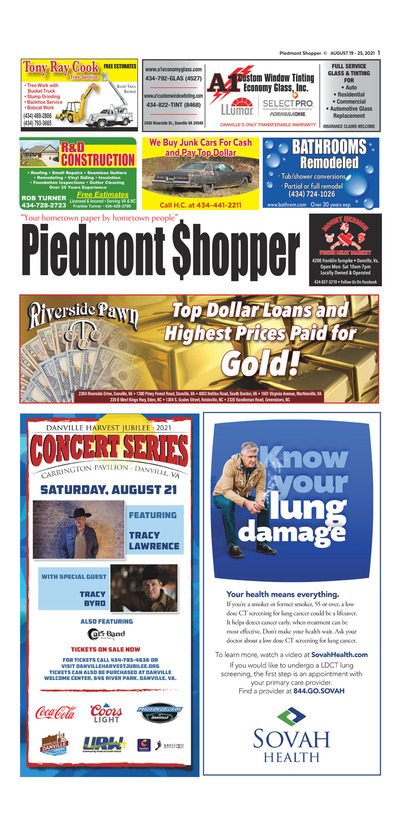 Piedmont Shopper - Aug 19, 2021