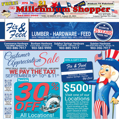 Millennium Shopper - Aug 25, 2021