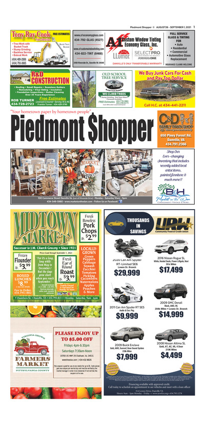 Piedmont Shopper - Aug 26, 2021