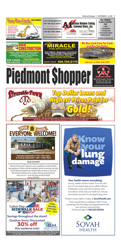 Piedmont Shopper - Sep 2, 2021