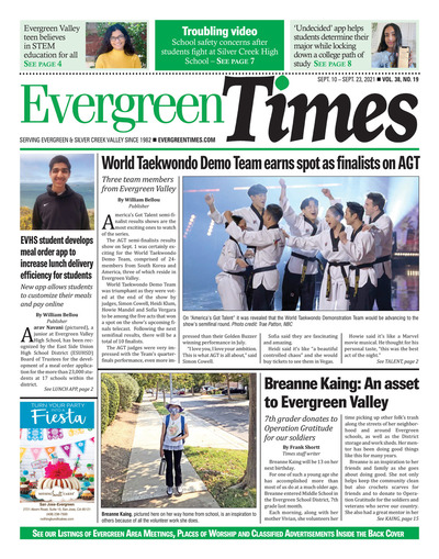 Evergreen Times - Sep 10, 2021