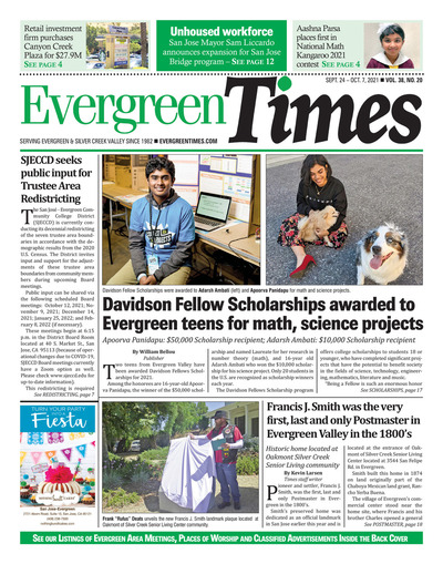 Evergreen Times - Sep 24, 2021