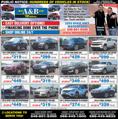 Oakland Press - Local Auto Deals - Sep 26, 2021