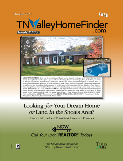 Times Daily - Special Sections - TNValleyHomeFinder.com – Shoals Edition - Oct 1, 2021