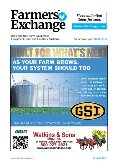 Farmer's Exchange - Free View - October 2021