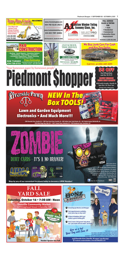 Piedmont Shopper - Sep 30, 2021