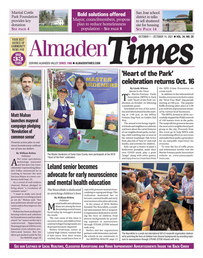 Almaden Times - Oct 1, 2021