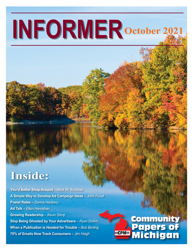 Community Papers of Michigan Newsletter - October 2021