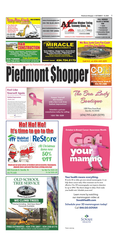 Piedmont Shopper - Oct 7, 2021