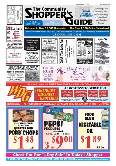 Community Shopper's Guide - May 13, 2015