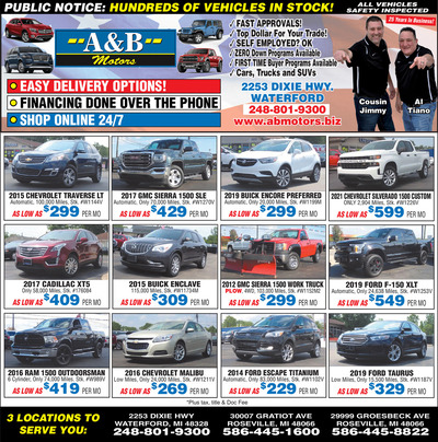 Oakland Press - Local Auto Deals - Oct 24, 2021