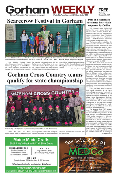 Gorham Weekly - Oct 28, 2021
