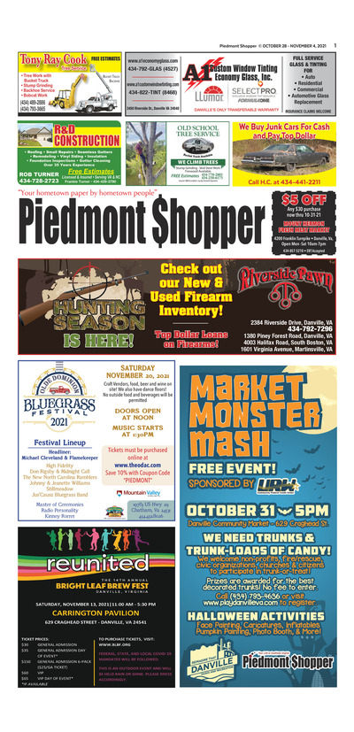 Piedmont Shopper - Oct 28, 2021
