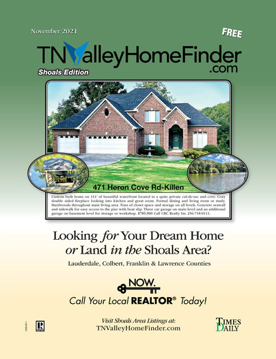 Times Daily - Special Sections - TNValleyHomeFinder.com – Shoals Edition - Nov 1, 2021