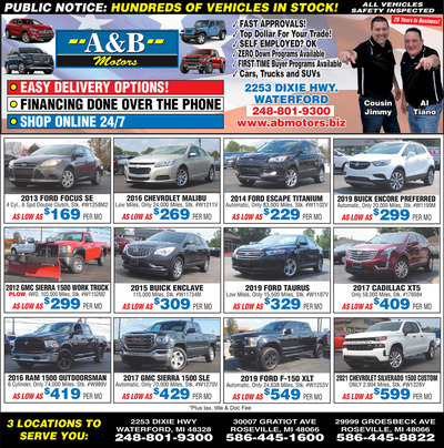 Oakland Press - Local Auto Deals - Nov 28, 2021