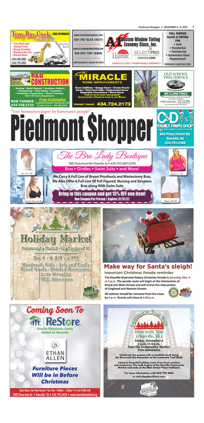 Piedmont Shopper - Dec 2, 2021