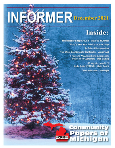 Community Papers of Michigan Newsletter - December 2021