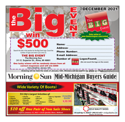 Morning Sun - Special Sections - The Big Event - December 2021