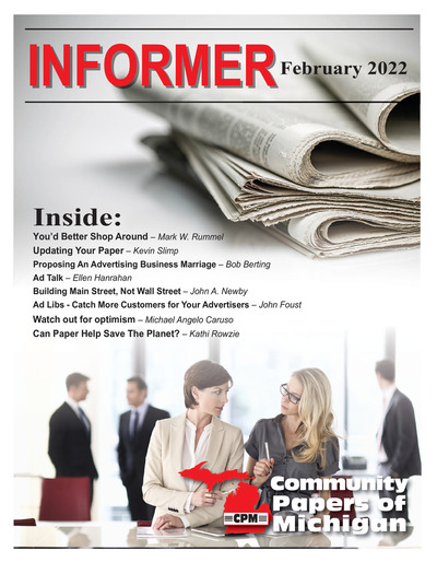 Community Papers of Michigan Newsletter - February 2022