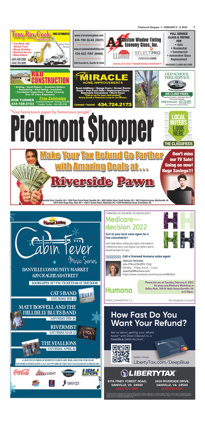 Piedmont Shopper - Feb 3, 2022