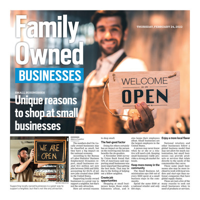 Delco Daily Times - Special Sections - Family Owned Businesses - February 2022