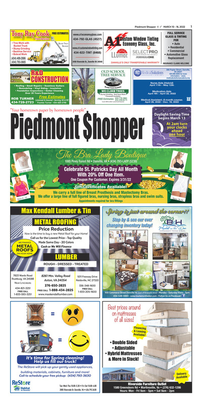 Piedmont Shopper - Mar 10, 2022