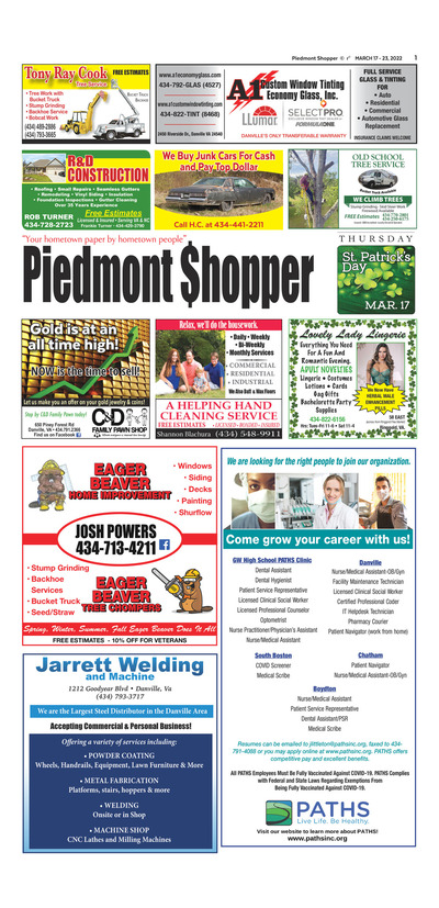 Piedmont Shopper - Mar 17, 2022