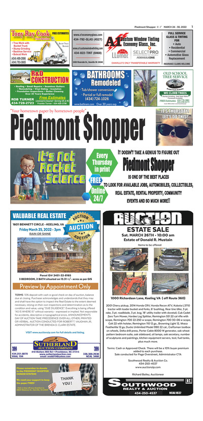 Piedmont Shopper - Mar 24, 2022