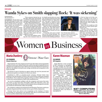 Delco Daily Times - Special Sections - Women in Business