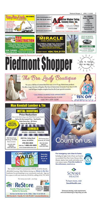 Piedmont Shopper - Apr 7, 2022
